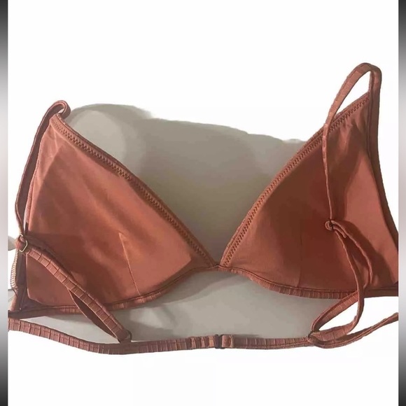 Ripcurl Triangle Lightly Padded Adjustable Swim Top Large - Picture 3 of 6